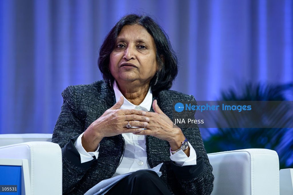 BANGKOK, THAILAND - OCTOBER 14, 2026: World Bank Group Managing Director and Chief Financial Officer Anshula Kant speaks in “Bangkok Blueprint for Fraud-Resilient Financial Services” during the 2026 Annual Meetings of the IMF and the World Bank Group in Bangkok. The session focuses on the launch of the Bangkok Blueprint, a framework for tackling cyber-enabled fraud through a whole-of-ecosystem approach. Photo by Watsawat Koktabtim / JNA Press. (Photo by Watsawat "James" Koktabtim/JNA Press via Nexpher Images)