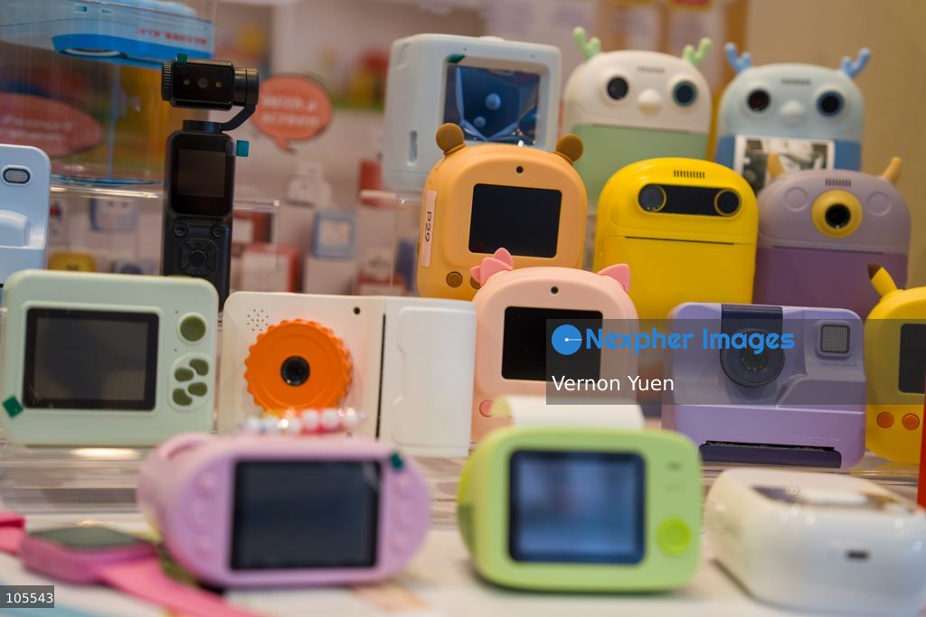 Camera made for kids at the Hong Kong Electronics Fair on October 14, 2026 in Hong Kong. (Photo by Vernon Yuen/Nexpher Images)