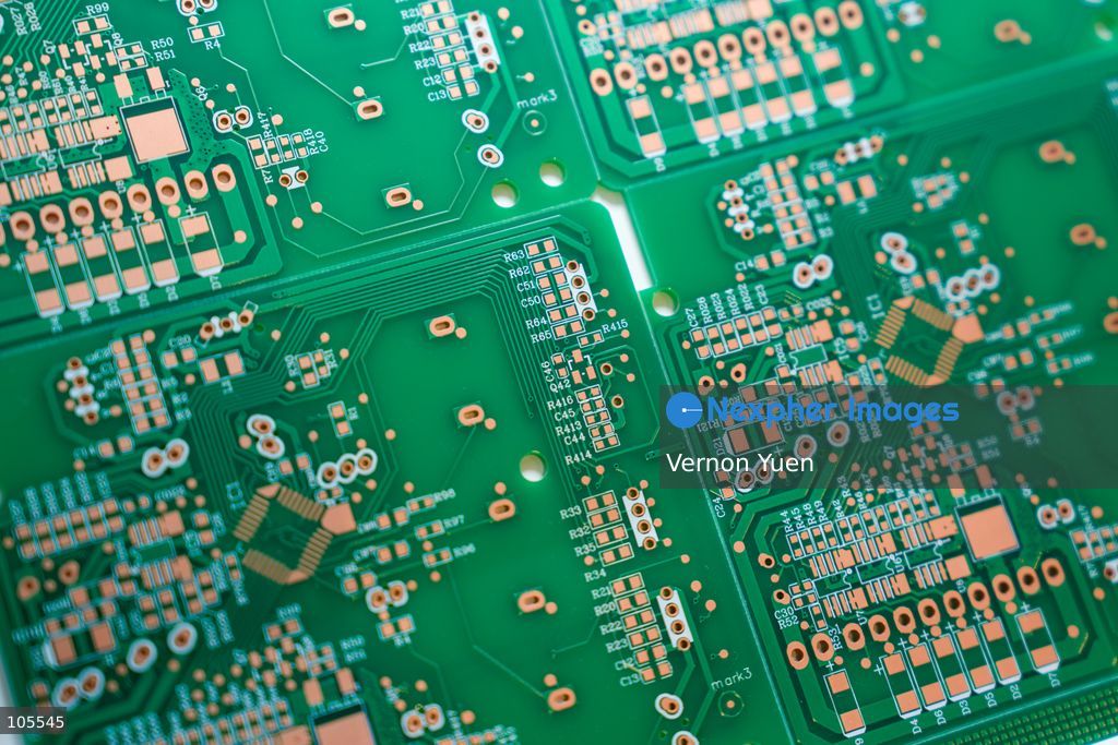 A PCB board at the Hong Kong Electronics Fair on October 14, 2026 in Hong Kong. (Photo by Vernon Yuen/Nexpher Images)