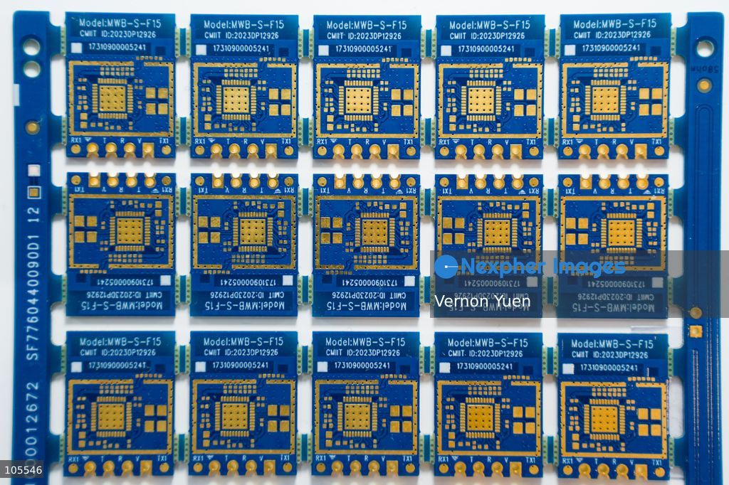 A 4-layer ENIG PCB board at the Hong Kong Electronics Fair on October 14, 2026 in Hong Kong. (Photo by Vernon Yuen/Nexpher Images)