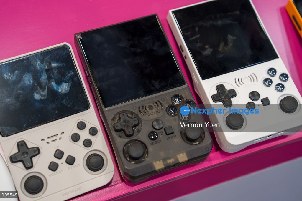 Electronic gaming emulator on display at the Hong Kong Electronics Fair on October 14, 2026 in Hong Kong. (Photo by Vernon Yuen/Nexpher Images)