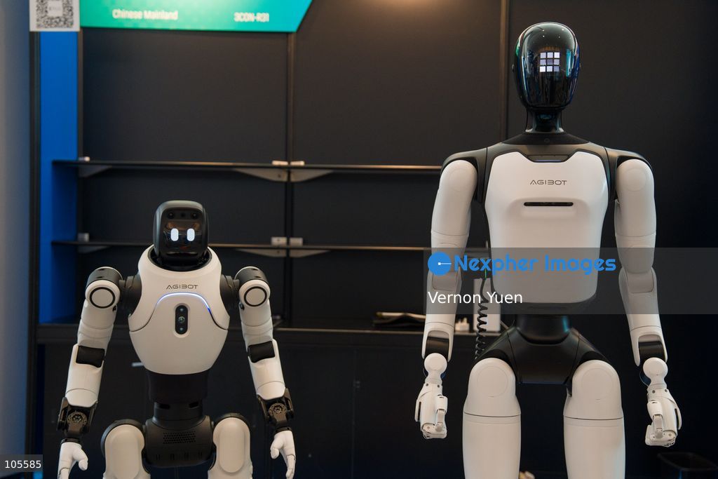 Robots at the Hong Kong Electronics Fair on October 14, 2026 in Hong Kong. (Photo by Vernon Yuen/Nexpher Images)