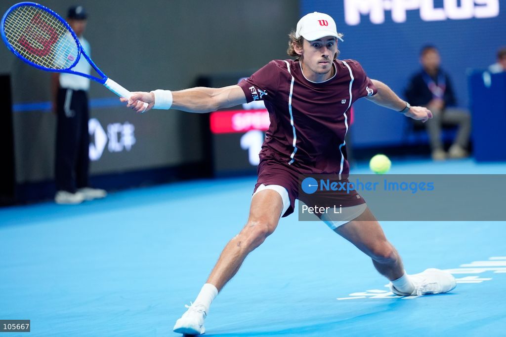 Alex De Minaur of Australia in action against Novak Djokovic of Serbia during their Men's Singles final match on day seven of China Open at the National Tennis Center on October 6, 2026 in Beijing, China. (Photo by Peter Li/Nexpher Images)