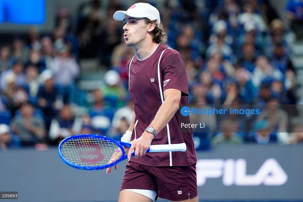 Alex De Minaur of Australia in action against Novak Djokovic of Serbia during their Men's Singles final match on day seven of China Open at the National Tennis Center on October 6, 2026 in Beijing, China. (Photo by Peter Li/Nexpher Images)