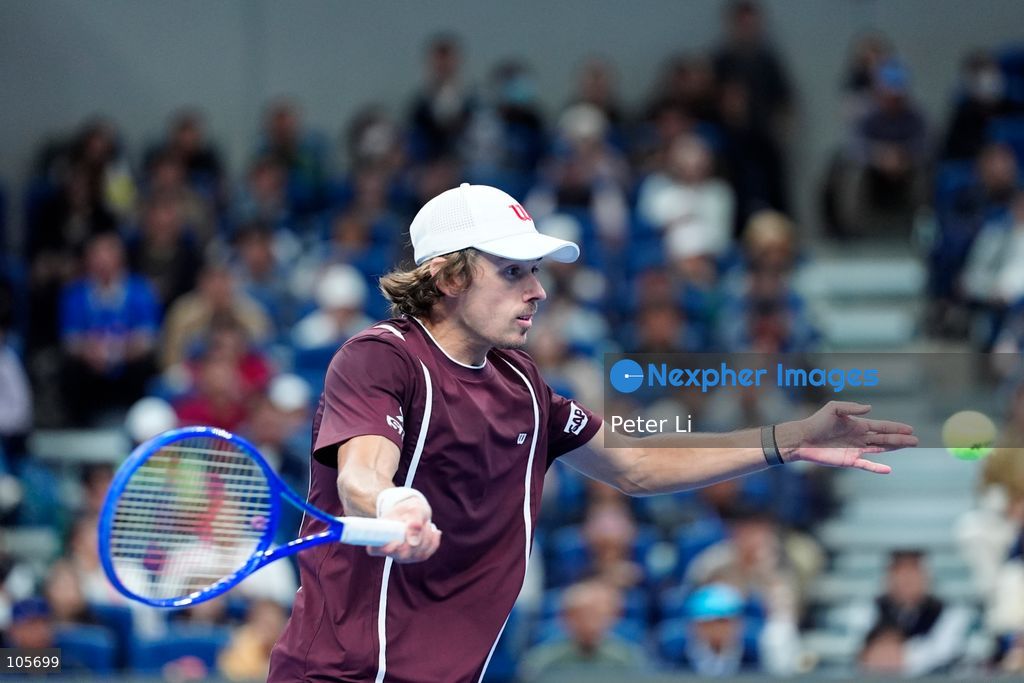 Alex De Minaur of Australia in action against Novak Djokovic of Serbia during their Men's Singles final match on day seven of China Open at the National Tennis Center on October 6, 2026 in Beijing, China. (Photo by Peter Li/Nexpher Images)