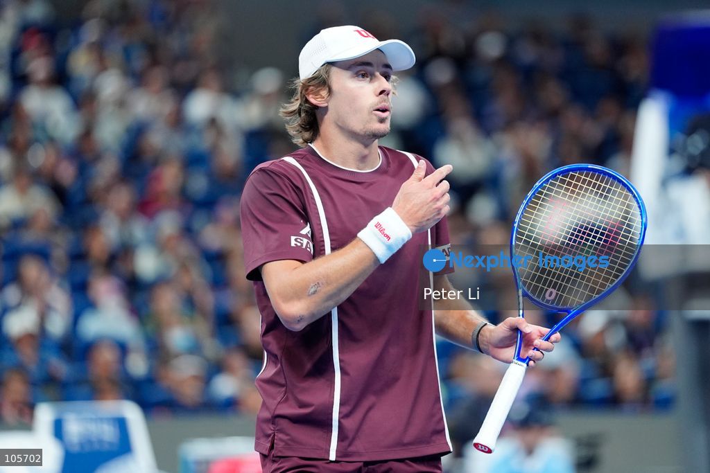 Alex De Minaur of Australia in action against Novak Djokovic of Serbia during their Men's Singles final match on day seven of China Open at the National Tennis Center on October 6, 2026 in Beijing, China. (Photo by Peter Li/Nexpher Images)