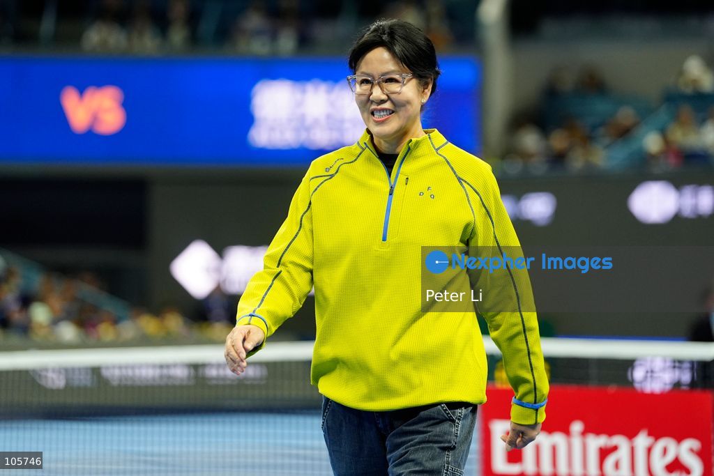 Lang Ping of China during Men's Singles final match on day seven of China Open at the National Tennis Center on October 6, 2026 in Beijing, China. (Photo by Peter Li/Nexpher Images)