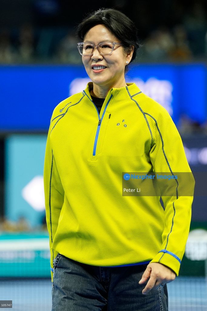 Lang Ping of China during Men's Singles final match on day seven of China Open at the National Tennis Center on October 6, 2026 in Beijing, China. (Photo by Peter Li/Nexpher Images)