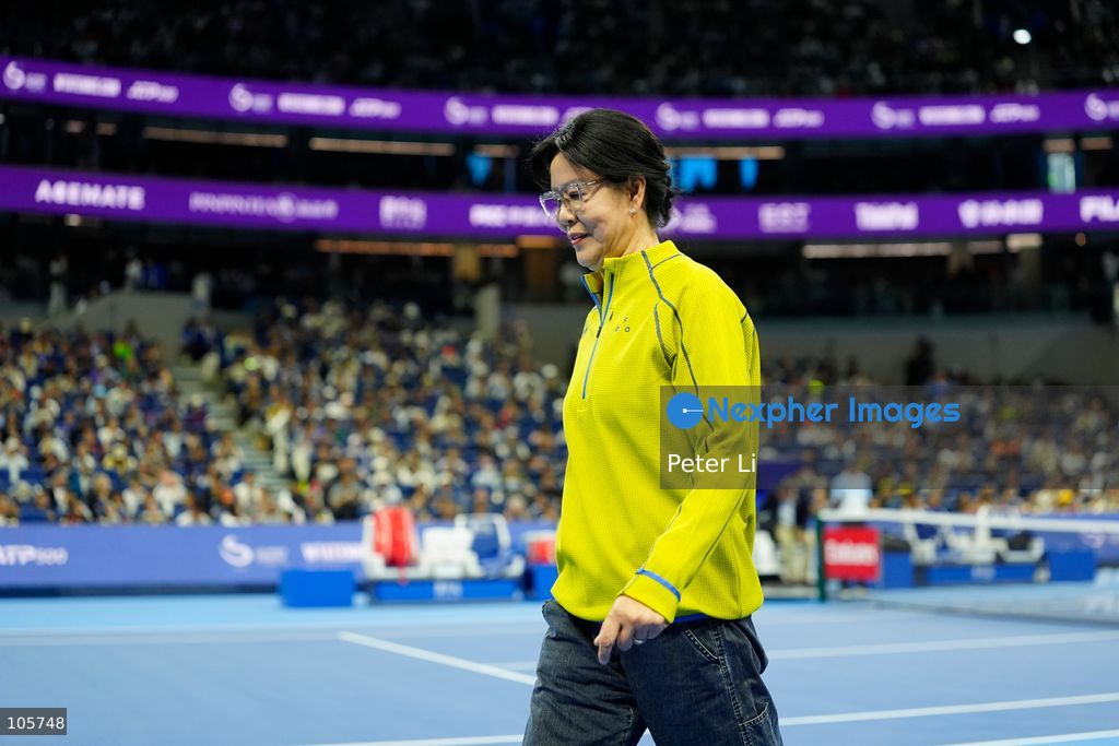 Lang Ping of China during Men's Singles final match on day seven of China Open at the National Tennis Center on October 6, 2026 in Beijing, China. (Photo by Peter Li/Nexpher Images)