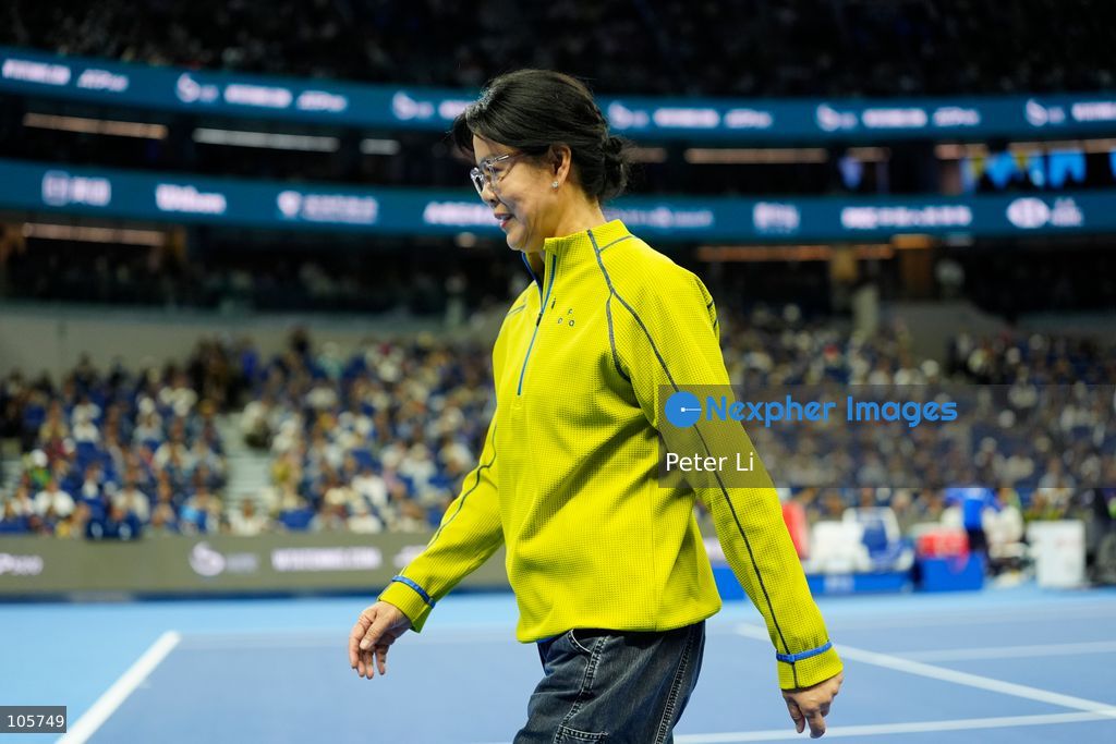 Lang Ping of China during Men's Singles final match on day seven of China Open at the National Tennis Center on October 6, 2026 in Beijing, China. (Photo by Peter Li/Nexpher Images)