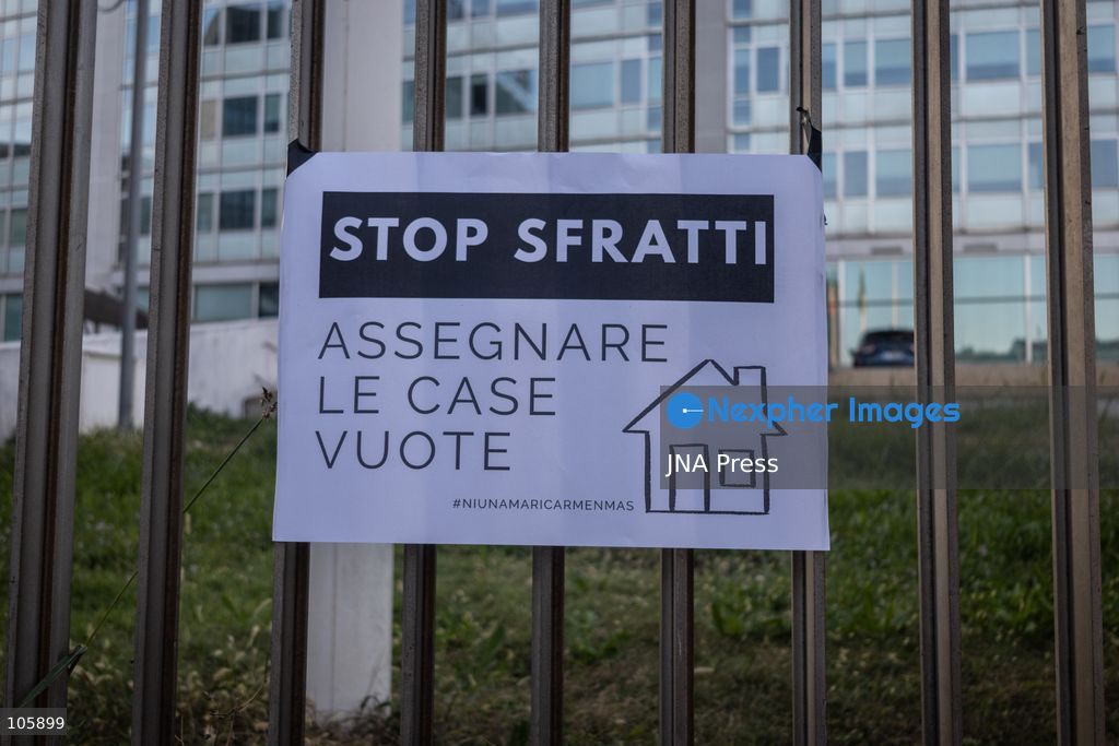 MILAN, ITALY, OCTOBER 13, 2026: Demonstrators gather in Milan to protest against the high cost of living in the city. Participants call attention to the financial pressures facing residents. Photo by Nadia Caimi / JNA Press. (Photo by Nadia Caimi/JNA Press via Nexpher Images)