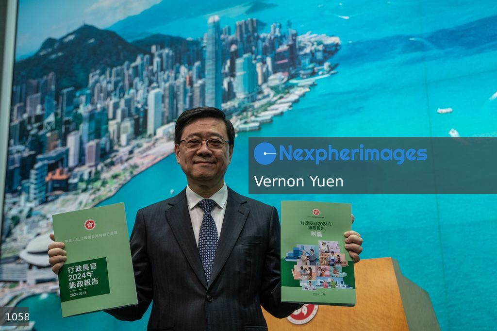 Hong Kong Chief Executive Press Conference Before Exco Meeting