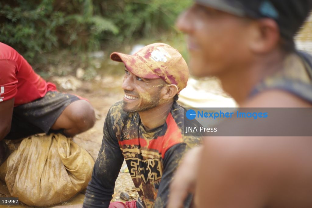 LAS CLARITAS, VENEZUELA, OCTOBER 15, 2026: Informal miners pan for gold in muddy water in Las Claritas, in Venezuela’s Orinoco Mining Arc. The photographs document working conditions and livelihoods in small-scale gold mining. Photo by Moisés Quintero / JNA Press. (Photo by Moisés Quintero/JNA Press via Nexpher Images)