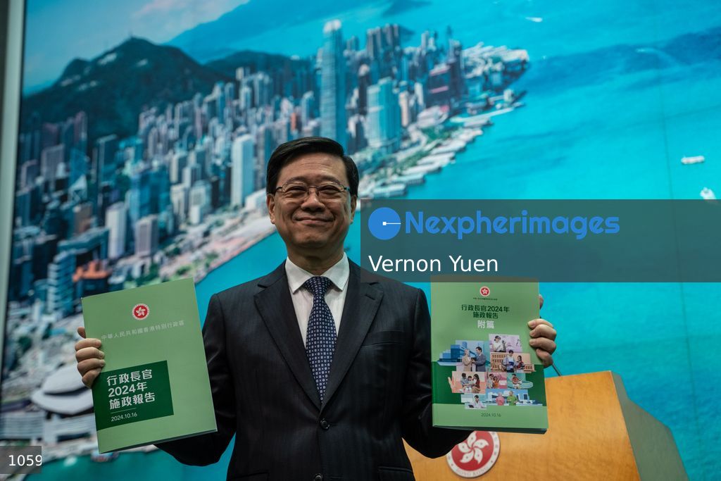 Hong Kong Chief Executive Press Conference Before Exco Meeting