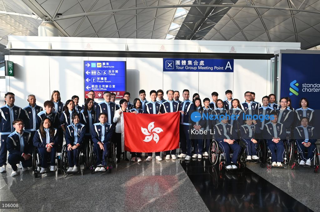 Hong Kong Team of The 5th Asian Para Games, meeting media before flying to Nagoya to begin their final preparations on October 15, 2026 in Hong Kong.