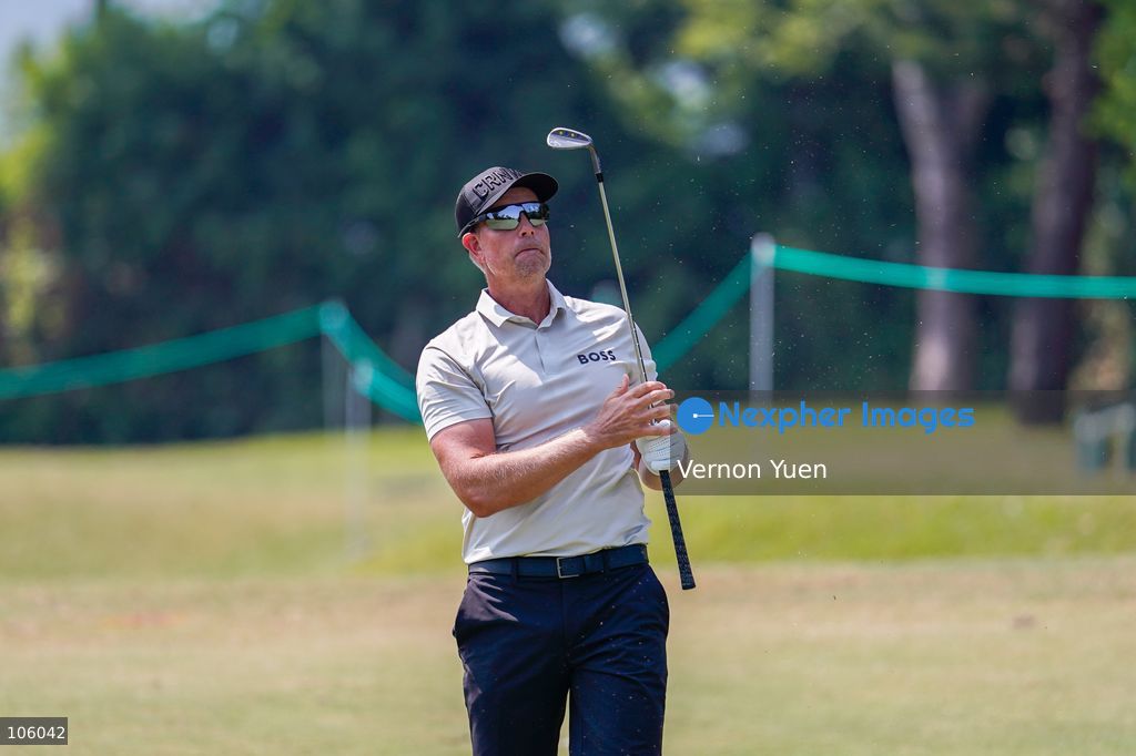 Swedish golfer Henrik Stenson during the SJM Macau Open 2026 golf tournament at the Macau golf and country club on October 15, 2026 in Macau. (Photo by Vernon Yuen/Nexpher Images)
