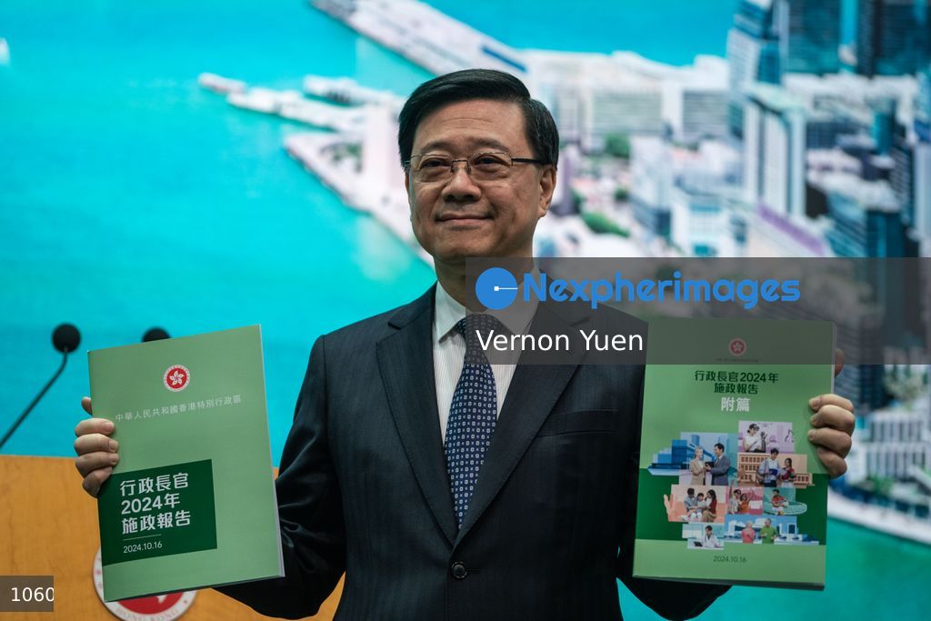 Hong Kong Chief Executive Press Conference Before Exco Meeting