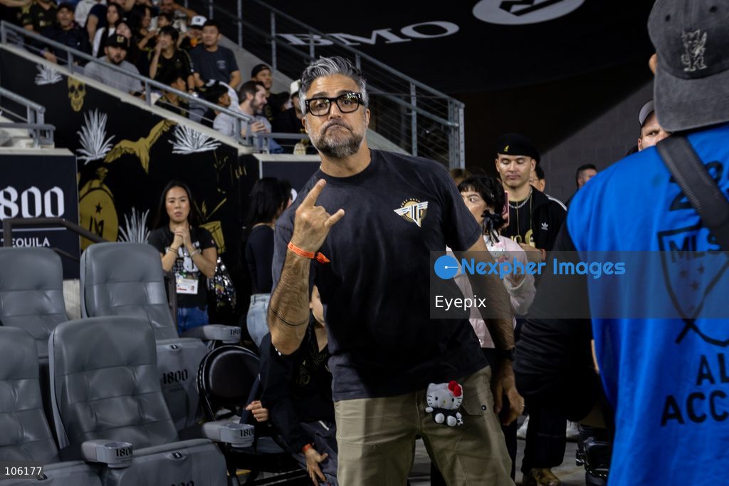 Actor Jaime Camil poses during the matchday 30 of Major League Soccer between Los Angeles Football Club and Austin FC at BMO Stadium on October 14, 2026 in Los Angeles, California. (Photo by Arturo Cordero / Eyepix Group) (Photo by Arturo Cordero / Eyepix Group/Eyepix via Nexpher Images)