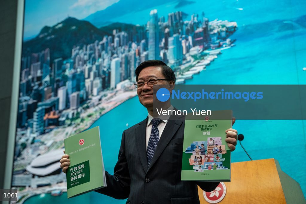 Hong Kong Chief Executive Press Conference Before Exco Meeting