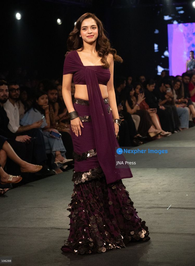 NEW DELHI, INDIA, OCTOBER 15, 2026: Models showcase creations from SV by designer Suneet Varma during Lakme Fashion Week in partnership with the Fashion Design Council of India (FDCI) at the Taj Palace in New Delhi. Photo by Vishal Kapoor / JNA Press. (Photo by Vishal Kapoor/JNA Press via Nexpher Images)