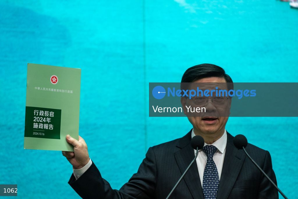 Hong Kong Chief Executive Press Conference Before Exco Meeting