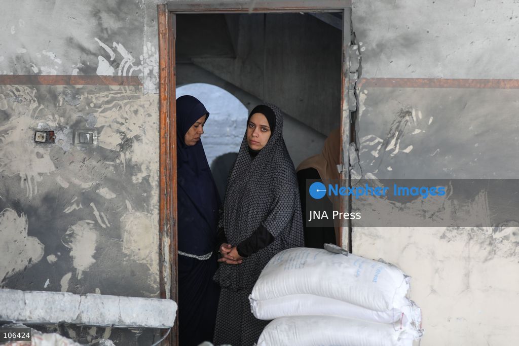 MAGHAZI REFUGEE CAMP, GAZA STRIP, PALESTINE, [MONTH DAY, YEAR]: Destruction following Israeli airstrikes that hit homes belonging to the Saada and Abu Muaileq families in Maghazi refugee camp in the central Gaza Strip. The strikes on October 15 destroyed both homes and caused extensive damage to surrounding residential buildings. Photo by Ramzi Abu AMER/ JNA Press. (Photo by Ramzi Abu Amer/JNA Press via Nexpher Images)