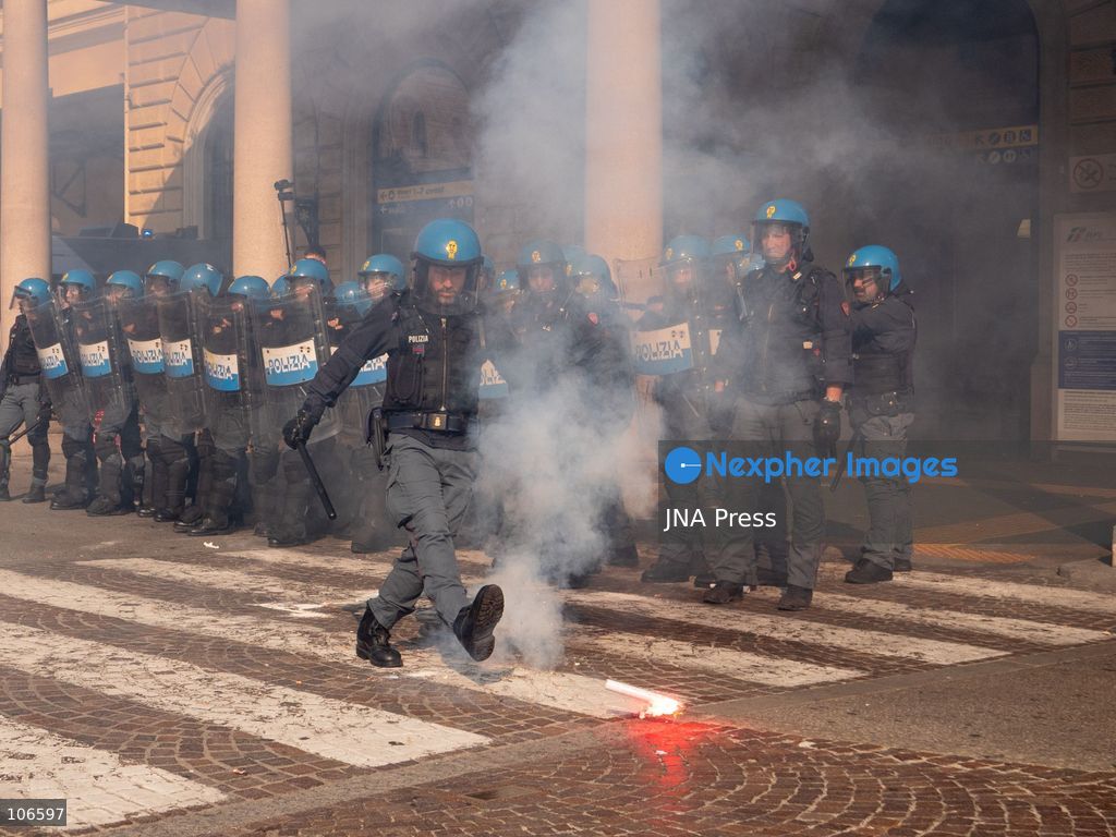 BOLOGNA, ITALY, OCTOBER 16, 2026: Students march through central Bologna demanding improved school conditions and greater investment in education rather than military spending, during a day of student demonstrations across Italy. Photo by Alessandro Del Bono / JNA Press. (Photo by alessandro del bono/JNA Press via Nexpher Images)