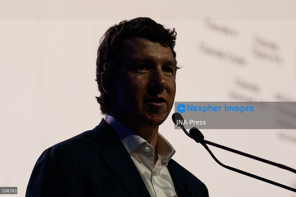 BANGKOK, THAILAND - OCTOBER 17, 2026: (Silhouette) Anthropic co-founder Jack Clark delivers a lecture titled “Inside the Event Horizon: Why Everyone Should Take AI Progress Seriously” during the Per Jacobsson Foundation lecture at the 2026 Annual Meetings of the International Monetary Fund (IMF) and the World Bank Group in Bangkok. The lecture explores potential advances in artificial intelligence and their implications for scientific discovery, robotics, autonomous businesses and the wider economy. Photo by Watsawat Koktabtim / JNA Press. (Photo by Watsawat "James" Koktabtim/JNA Press via Nexpher Images)