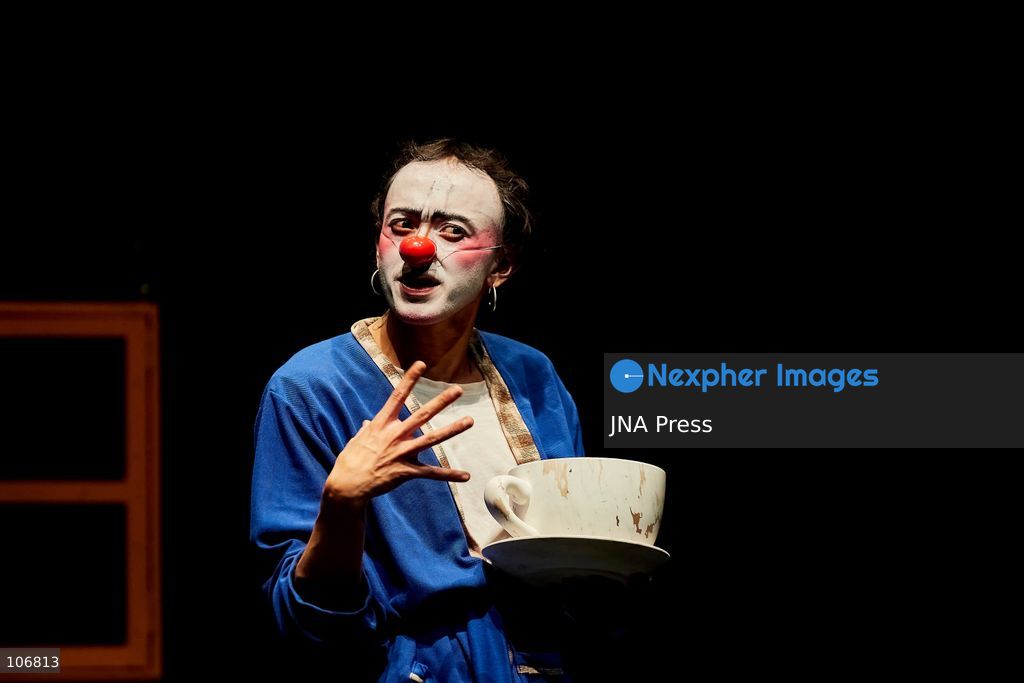 MEXICO CITY, MEXICO, OCTOBER 16, 2026: Members of Colombian company Átomos Teatro perform “¡Usted no me despide, yo renuncio!” (You Can't Fire Me, I Quit!) during the opening of the 13th International Clown Gathering at the Centro Cultural Helénico in Mexico City. The festival runs from October 16 to 25. Photo by Juan Pérez / JNA Press. (Photo by Juan Perez Puente/JNA Press via Nexpher Images)