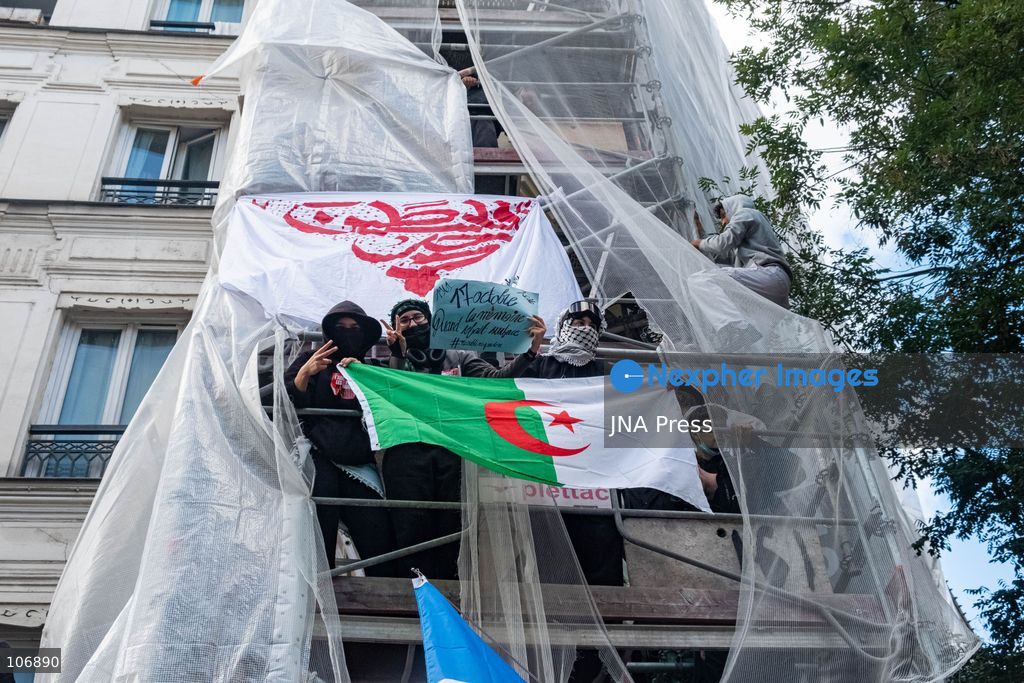 PARIS, FRANCE, OCTOBER 17, 2026: Demonstrators clash with riot police around Place de la République during protests involving high school students, Yellow Vest activists and other groups over education conditions and the high cost of living. Police use tear gas and water cannons during the confrontations. Photo by Camilla Baronetto / JNA Press. (Photo by Camilla Baronetto/JNA Press via Nexpher Images)