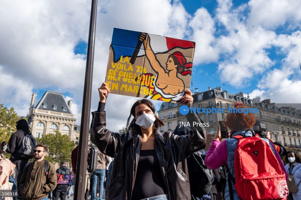 PARIS, FRANCE, OCTOBER 17, 2026: Demonstrators clash with riot police around Place de la République during protests involving high school students, Yellow Vest activists and other groups over education conditions and the high cost of living. Police use tear gas and water cannons during the confrontations. Photo by Camilla Baronetto / JNA Press. (Photo by Camilla Baronetto/JNA Press via Nexpher Images)