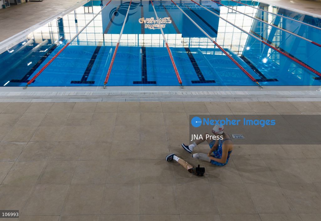 GAZIANTEP, TÜRKIYE, OCTOBER 18, 2026: Fatma Çoban, a 17-year-old para swimmer from Gaziantep who has won multiple Turkish national swimming titles. (Photo by Beytullah Eles/JNA Press via Nexpher Images)