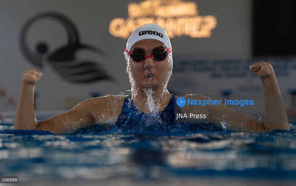 GAZIANTEP, TÜRKIYE, OCTOBER 18, 2026: Fatma Çoban, a 17-year-old para swimmer from Gaziantep who has won multiple Turkish national swimming titles. (Photo by Beytullah Eles/JNA Press via Nexpher Images)