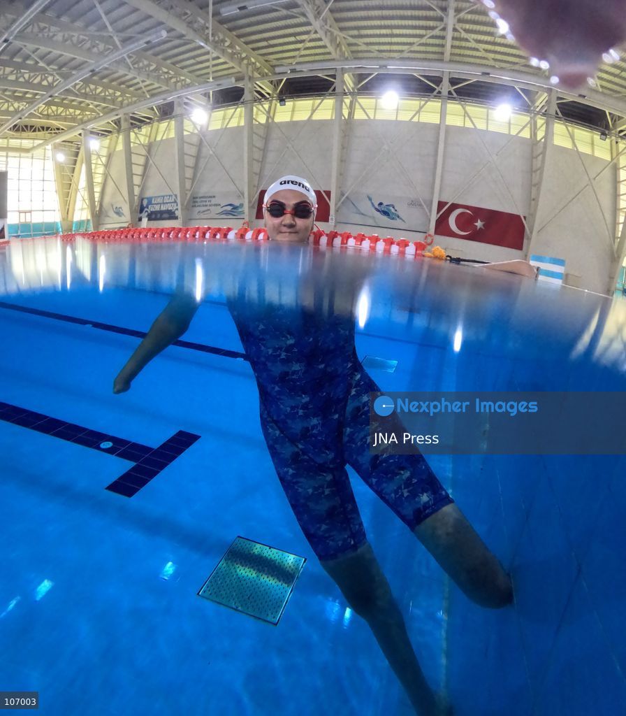 GAZIANTEP, TÜRKIYE, OCTOBER 18, 2026: Fatma Çoban, a 17-year-old para swimmer from Gaziantep who has won multiple Turkish national swimming titles. (Photo by Beytullah Eles/JNA Press via Nexpher Images)