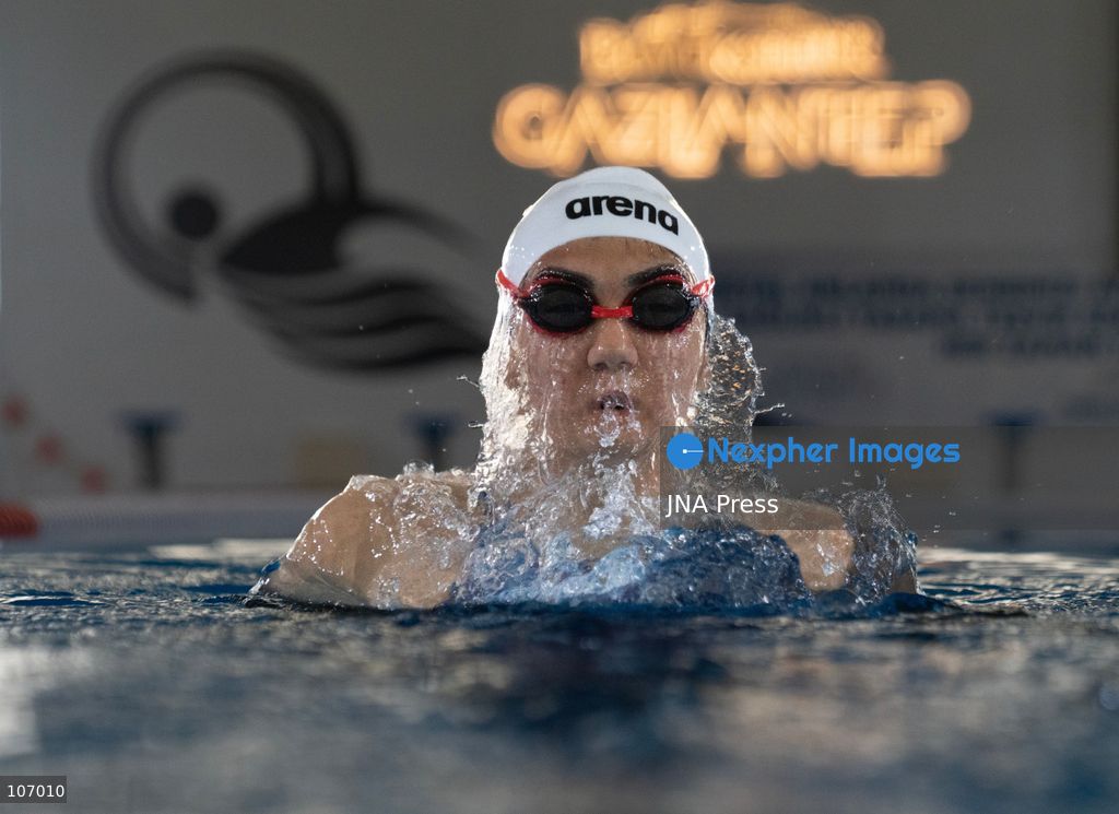 GAZIANTEP, TÜRKIYE, OCTOBER 18, 2026: Fatma Çoban, a 17-year-old para swimmer from Gaziantep who has won multiple Turkish national swimming titles. (Photo by Beytullah Eles/JNA Press via Nexpher Images)