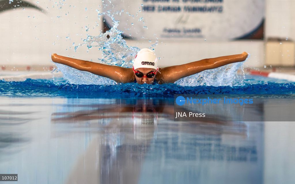 GAZIANTEP, TÜRKIYE, OCTOBER 18, 2026: Fatma Çoban, a 17-year-old para swimmer from Gaziantep who has won multiple Turkish national swimming titles. (Photo by Beytullah Eles/JNA Press via Nexpher Images)