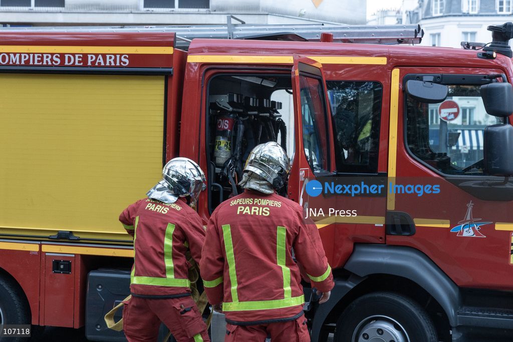 PARIS, FRANCE, OCTOBER 17, 2026: Demonstrators clash with riot police in and around Place de la République during protests against austerity and rising living costs, and in support of students demanding better school conditions. Makeshift barricades are erected and fires break out as police use tear gas and water cannons. Shops in surrounding streets are damaged and looted during the unrest. (Photo by Oualid Abdellaoui/JNA Press via Nexpher Images)