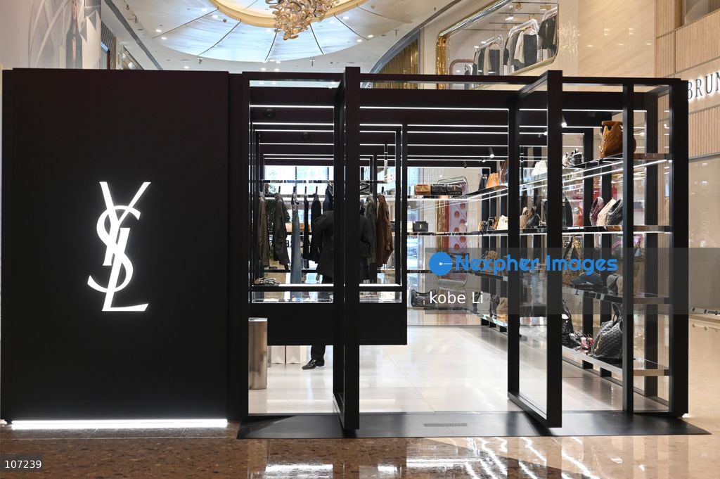 A general view showing a Yves Saint Laurent shop at IFC Mall of Lujiazui on October 16, 2026 in Shanghai, China. (Photo by kobe Li/Nexpher Images)