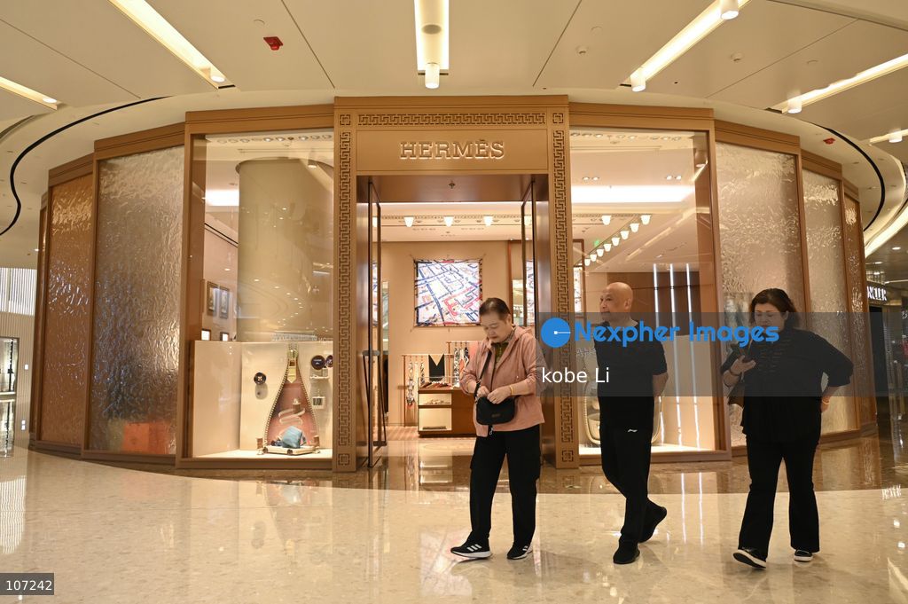 A general view showing a HERMES shop at IFC Mall of Lujiazui on October 16, 2026 in Shanghai, China. (Photo by kobe Li/Nexpher Images)