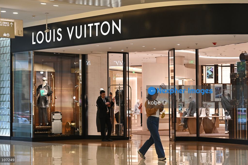 A general view showing a Louis Vuitton shop at IFC Mall of Lujiazui on October 16, 2026 in Shanghai, China. (Photo by kobe Li/Nexpher Images)