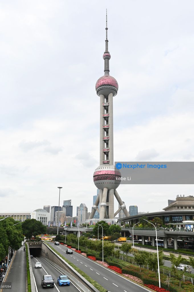 A general view showing citywide and Oriental Pearl Tower at Lujiazui on October 16, 2026 in Shanghai, China. (Photo by kobe Li/Nexpher Images)