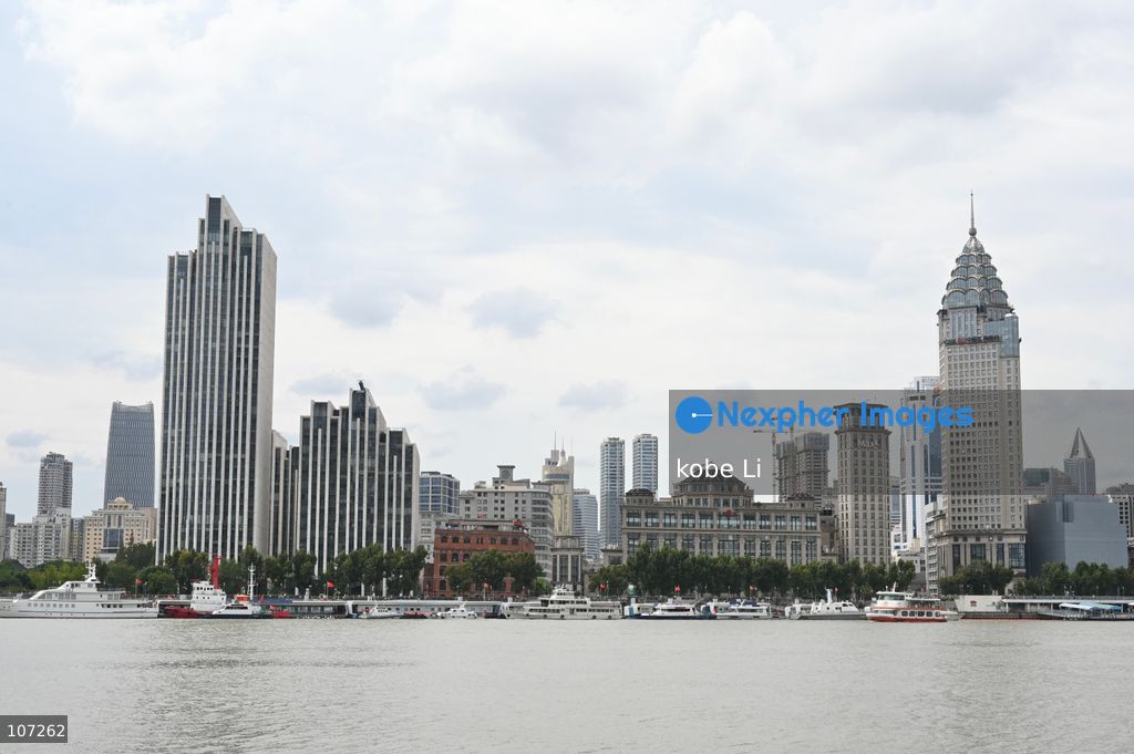 A general view showing riverfront view of the Exotic Building Architecture Exhibition from Lujiazui on October 16, 2026 in Shanghai, China. (Photo by kobe Li/Nexpher Images)