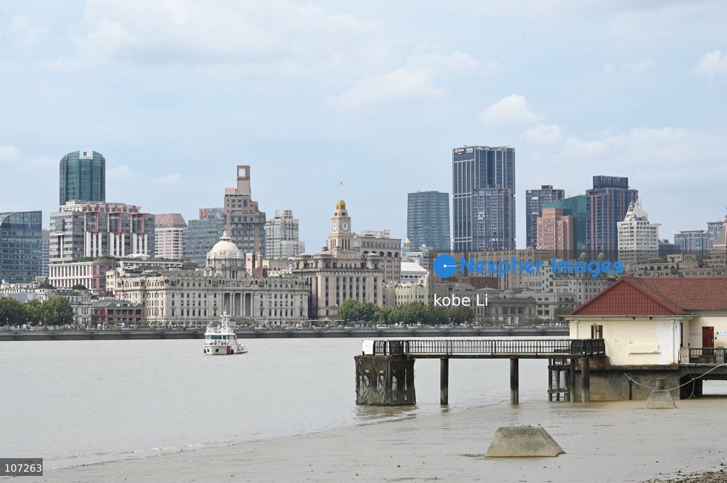 A general view showing riverfront view of the Exotic Building Architecture Exhibition from Lujiazui on October 16, 2026 in Shanghai, China. (Photo by kobe Li/Nexpher Images)