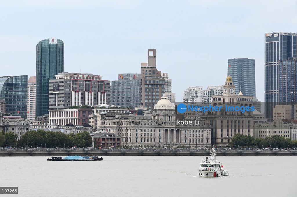 A general view showing riverfront view of the Exotic Building Architecture Exhibition from Lujiazui on October 16, 2026 in Shanghai, China. (Photo by kobe Li/Nexpher Images)