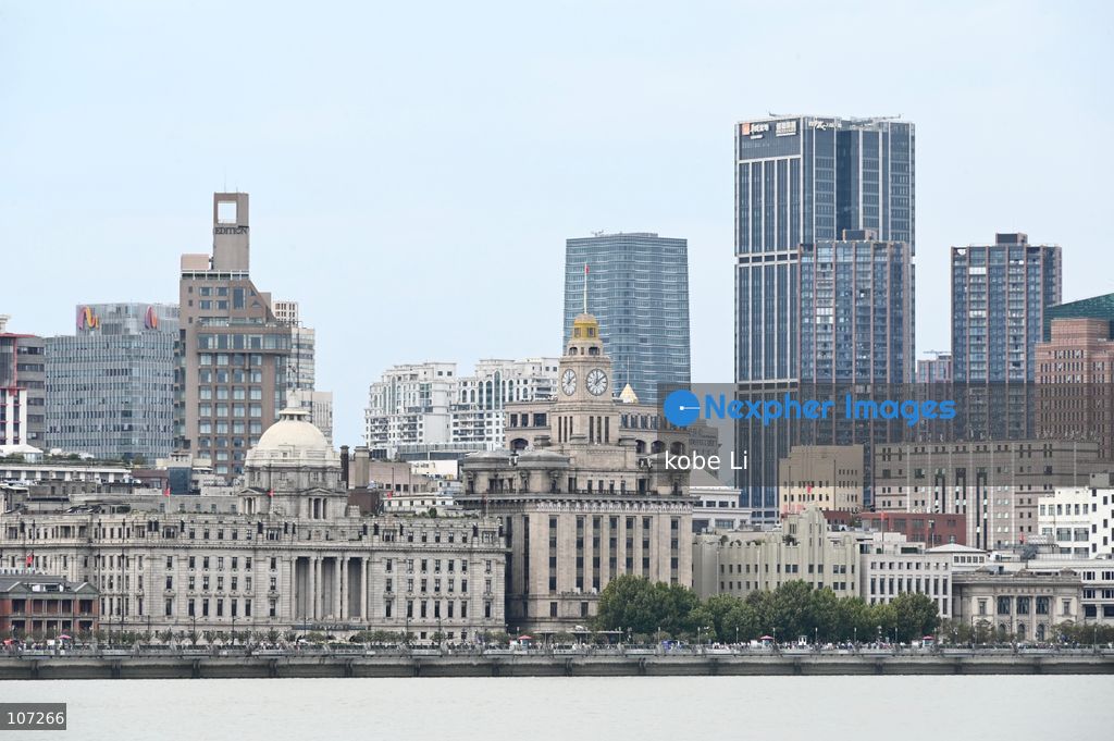 A general view showing riverfront view of the Exotic Building Architecture Exhibition from Lujiazui on October 16, 2026 in Shanghai, China. (Photo by kobe Li/Nexpher Images)