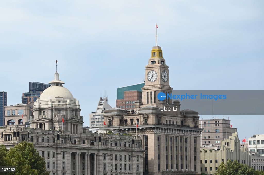 A general view showing riverfront view of the Exotic Building Architecture Exhibition on October 16, 2026 in Shanghai, China. (Photo by kobe Li/Nexpher Images)