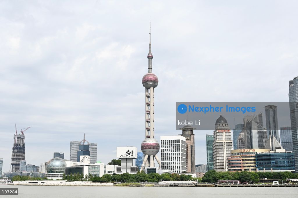 A general view showing Oriental Pearl Tower from the Bund on October 16, 2026 in Shanghai, China. (Photo by kobe Li/Nexpher Images)
