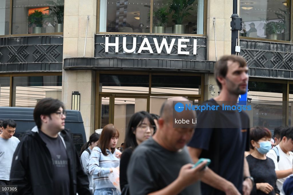 A general view showing a Huawei store on October 16, 2026 in Shanghai, China. (Photo by kobe Li/Nexpher Images)