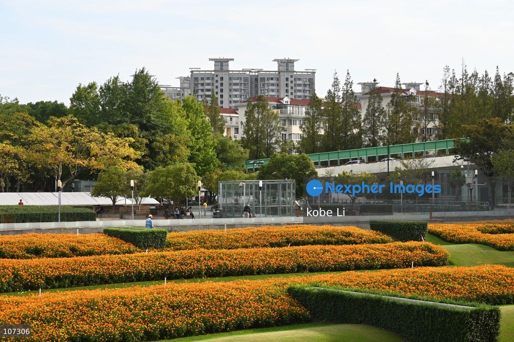 A general view showing cityscape in front of Shanghai Shanghainan Railway Station on October 16, 2026 in Shanghai, China. (Photo by kobe Li/Nexpher Images)