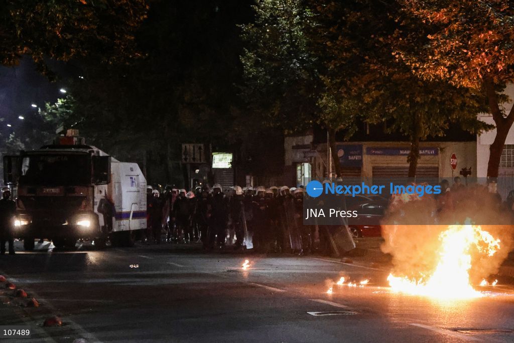 TIRANA, ALBANIA, OCTOBER 19, 2026: Demonstrators take part in student-led anti-government protests in Tirana as the mobilisation enters its seventh consecutive day. Protesters demand improved university conditions, government accountability and the resignation of Prime Minister Edi Rama. (Photo by Vlasov Sulaj/JNA Press via Nexpher Images)